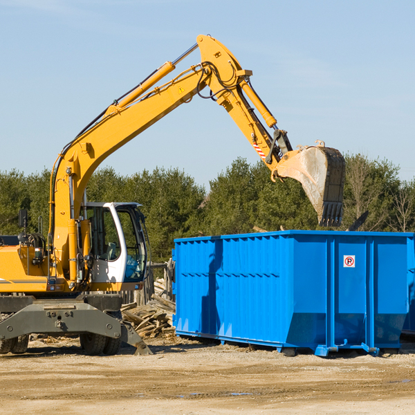 what are the rental fees for a residential dumpster in Langdon